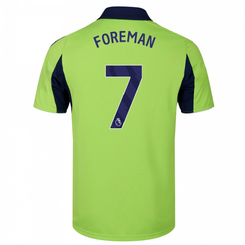 Danxen Pánské Tia Foreman #7 Zelená Tmavě Modrá Bílá Daleko Hráčské Dresy 2025/26 Dres