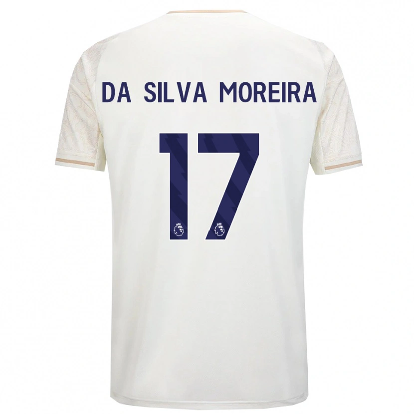 Danxen Pánské Eric Da Silva Moreira #17 Smetanově Bílá Černá Daleko Hráčské Dresy 2025/26 Dres