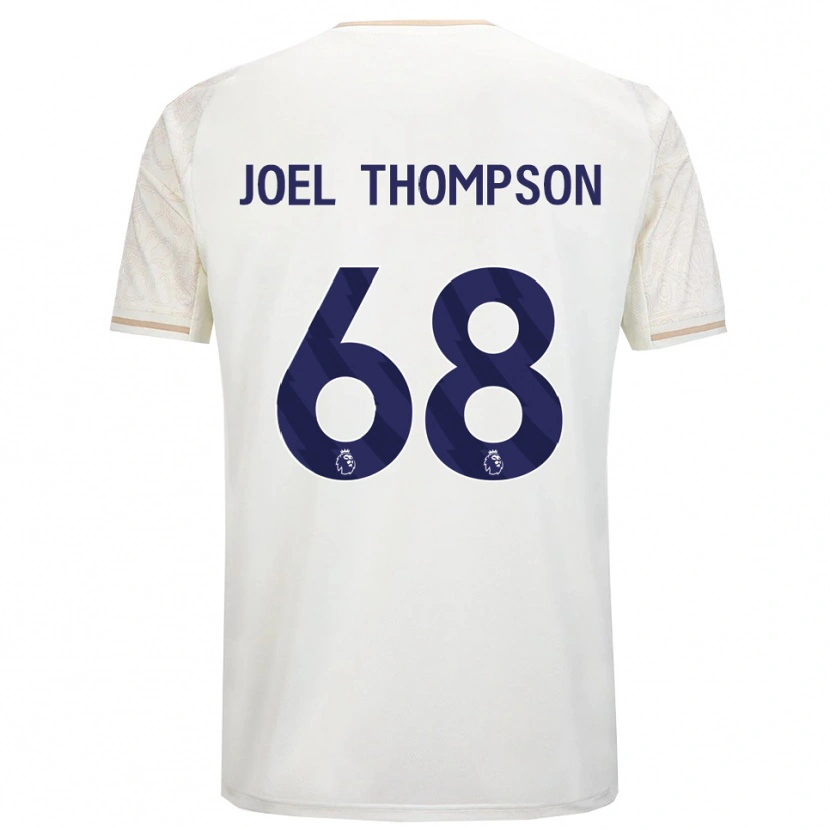 Danxen Pánské Joel Thompson #68 Smetanově Bílá Černá Daleko Hráčské Dresy 2025/26 Dres