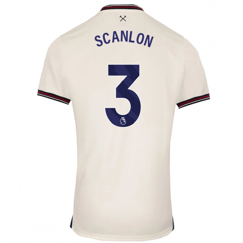 Danxen Pánské Joe Scanlon #3 Smetanově Bílá Daleko Hráčské Dresy 2025/26 Dres