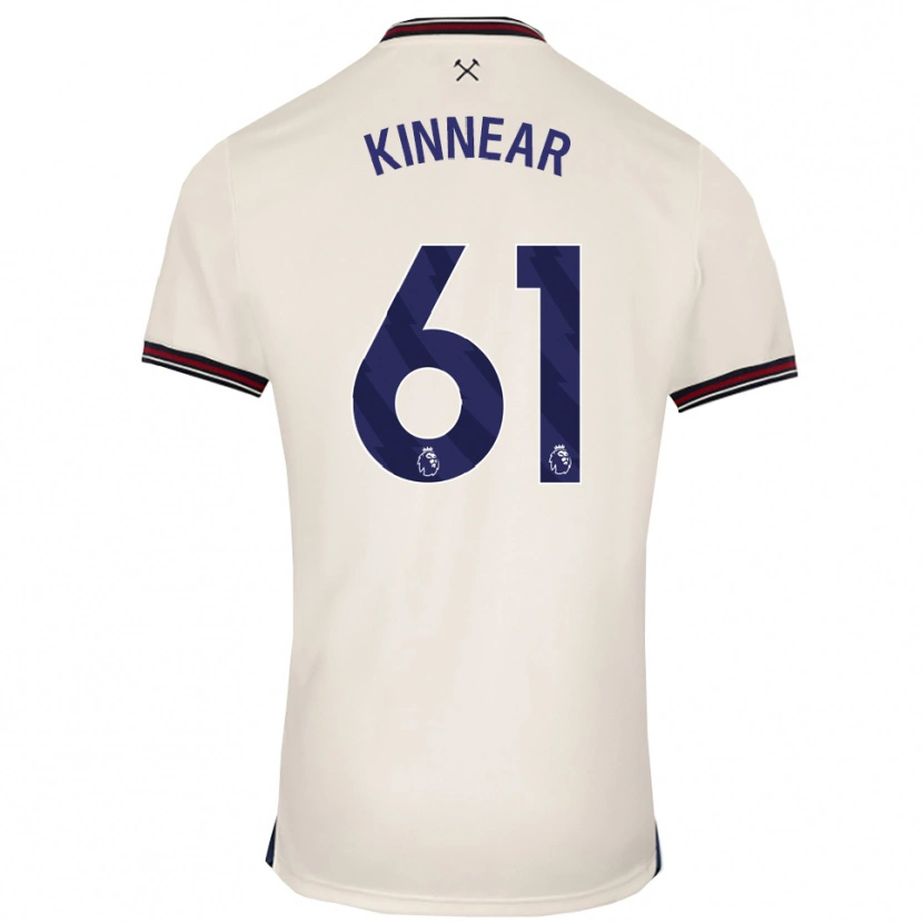 Danxen Pánské Brian Kinnear #61 Smetanově Bílá Daleko Hráčské Dresy 2025/26 Dres
