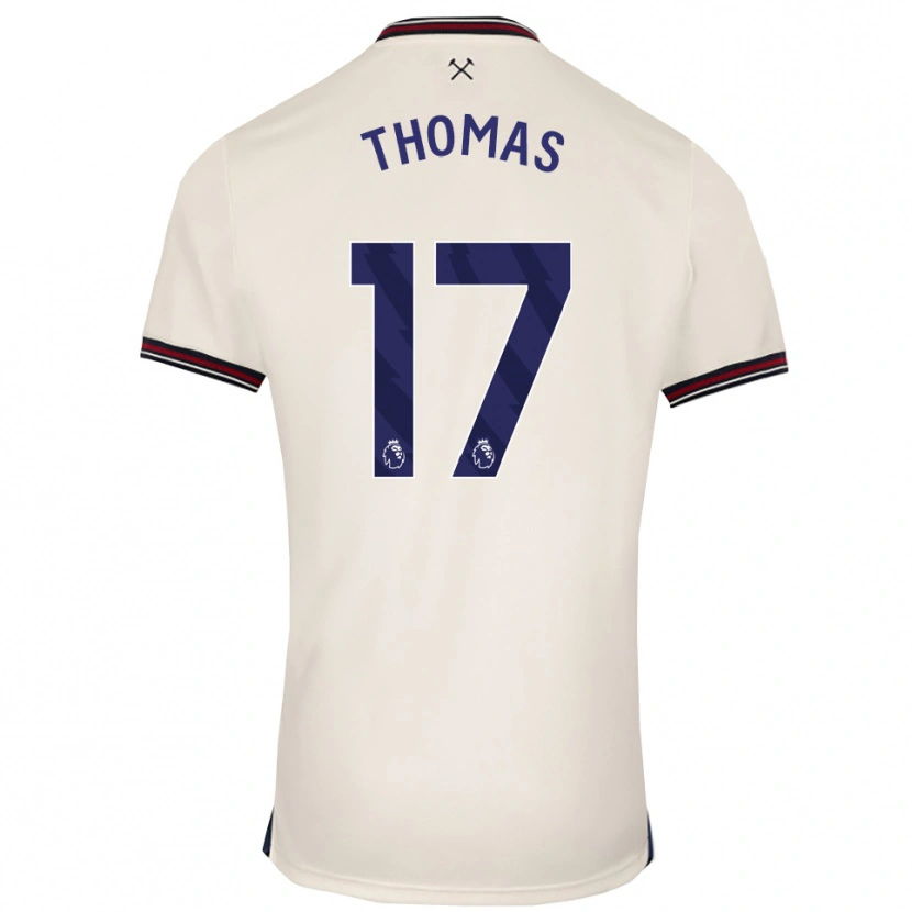 Danxen Pánské Isaac Thomas #17 Smetanově Bílá Daleko Hráčské Dresy 2025/26 Dres