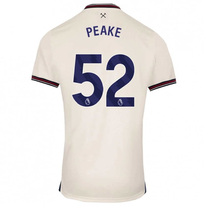 Danxen Pánské Lennon Peake #52 Smetanově Bílá Daleko Hráčské Dresy 2025/26 Dres