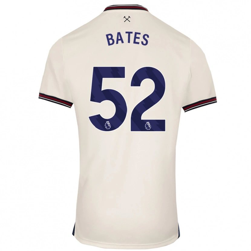 Danxen Pánské Billy Bates #52 Smetanově Bílá Daleko Hráčské Dresy 2025/26 Dres