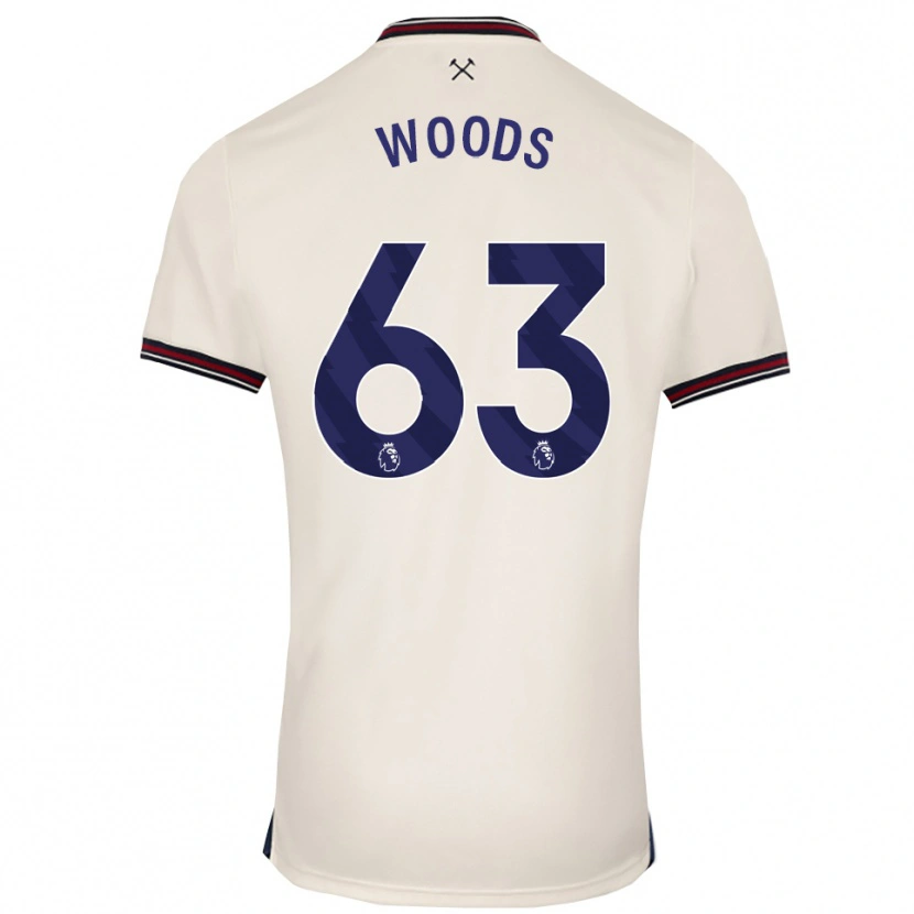 Danxen Pánské Archie Woods #63 Smetanově Bílá Daleko Hráčské Dresy 2025/26 Dres