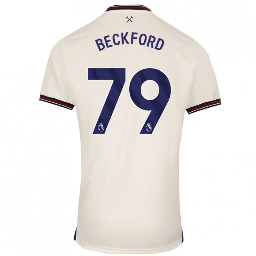 Danxen Pánské Lewis Beckford #79 Smetanově Bílá Daleko Hráčské Dresy 2025/26 Dres