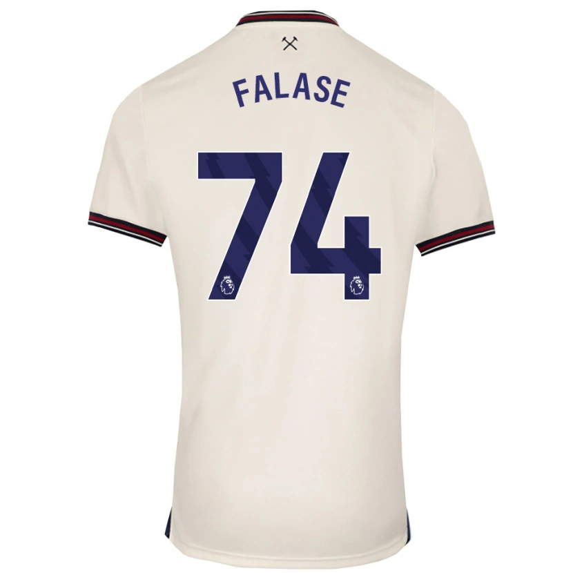 Danxen Pánské Asher Falase #74 Smetanově Bílá Daleko Hráčské Dresy 2025/26 Dres