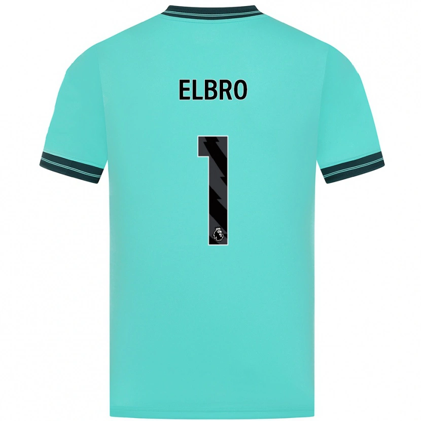 Danxen Pánské Maddie Elbro #1 Nebesky Modrá Zelená Daleko Hráčské Dresy 2025/26 Dres