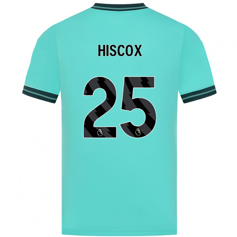 Danxen Pánské Amelia Hiscox #25 Nebesky Modrá Zelená Daleko Hráčské Dresy 2025/26 Dres