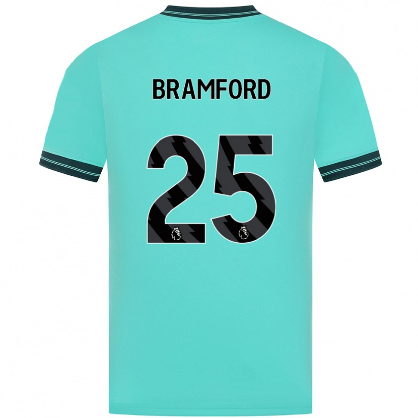 Danxen Pánské Sophie Bramford #25 Nebesky Modrá Zelená Daleko Hráčské Dresy 2025/26 Dres