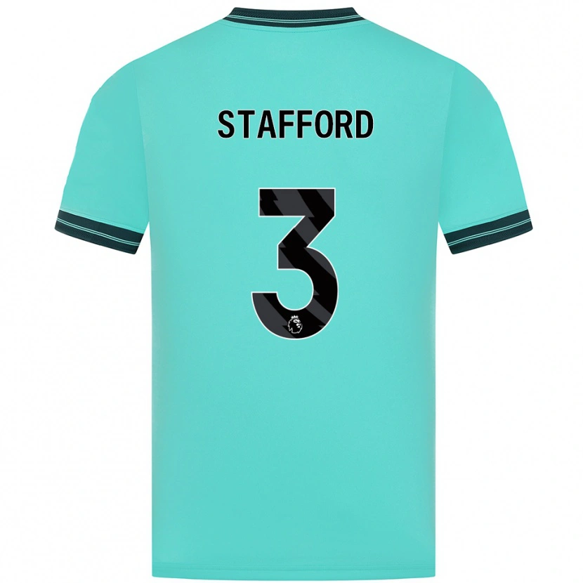 Danxen Pánské Ollie Stafford #3 Nebesky Modrá Zelená Daleko Hráčské Dresy 2025/26 Dres