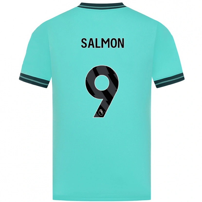 Danxen Pánské Fabian Salmon #9 Nebesky Modrá Zelená Daleko Hráčské Dresy 2025/26 Dres