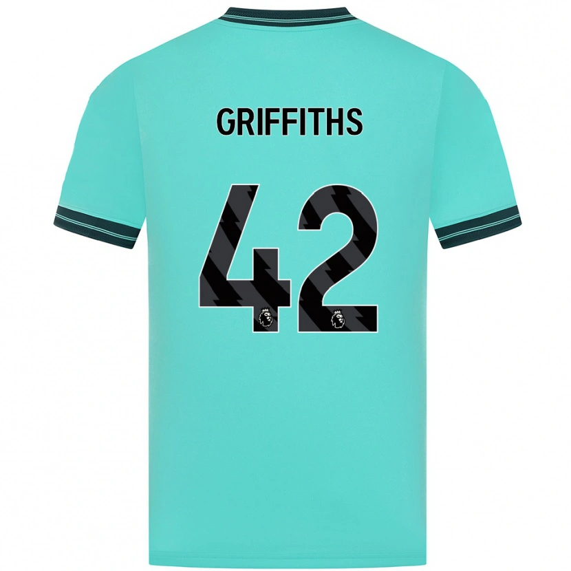 Danxen Pánské Harvey Griffiths #42 Nebesky Modrá Zelená Daleko Hráčské Dresy 2025/26 Dres