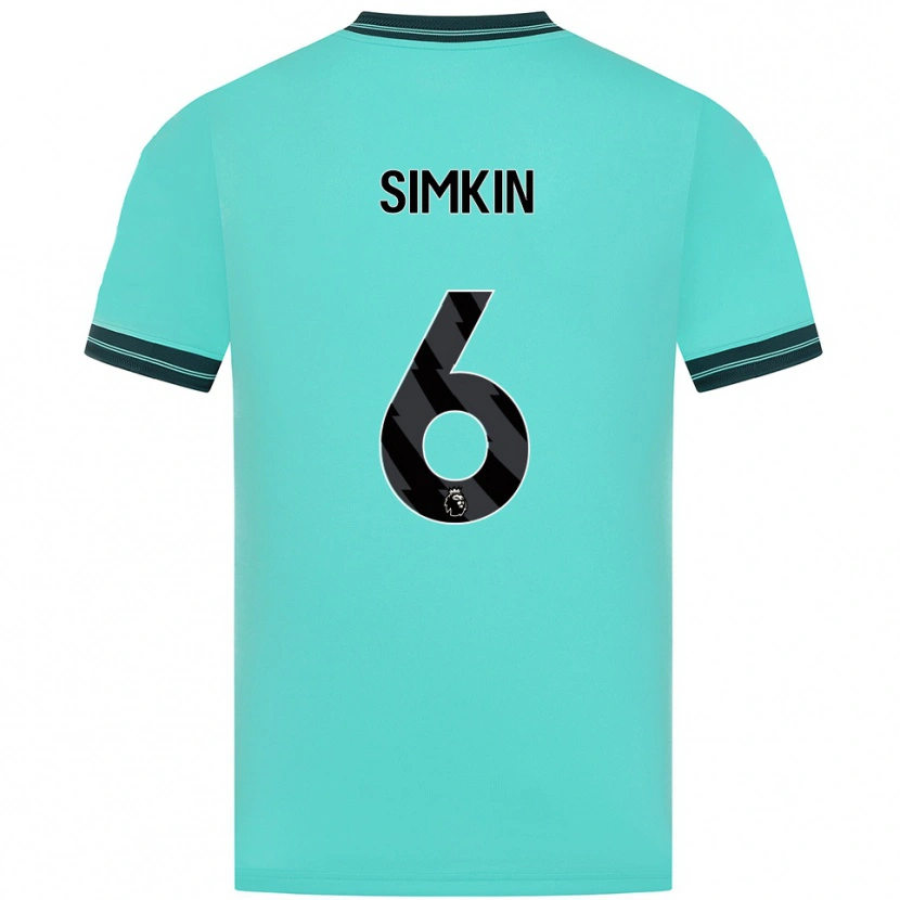 Danxen Pánské Lily Simkin #6 Nebesky Modrá Zelená Daleko Hráčské Dresy 2025/26 Dres