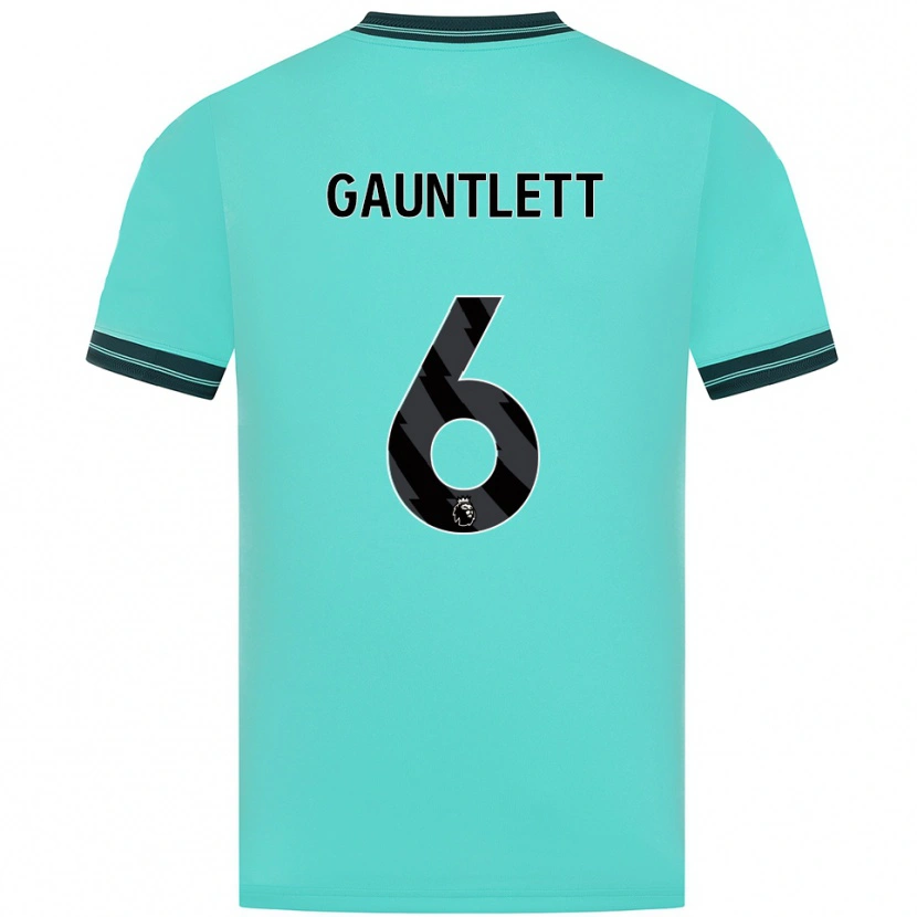 Danxen Pánské Maz Gauntlett #6 Nebesky Modrá Zelená Daleko Hráčské Dresy 2025/26 Dres