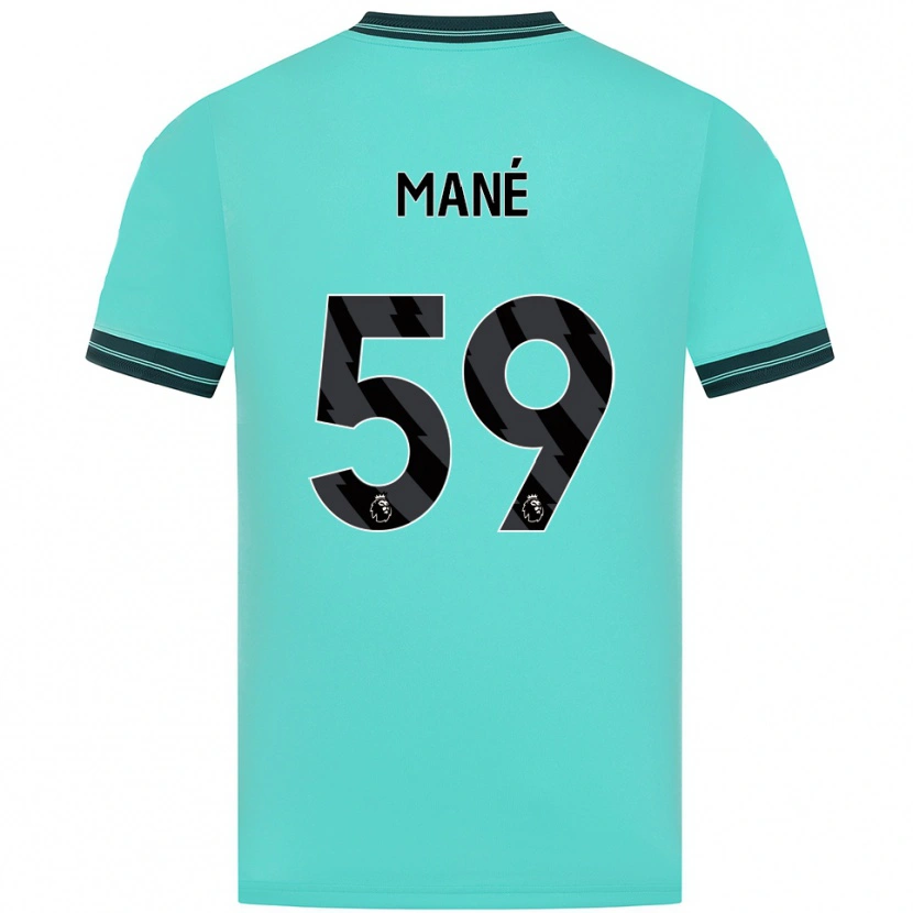 Danxen Pánské Mateus Mané #59 Nebesky Modrá Zelená Daleko Hráčské Dresy 2025/26 Dres