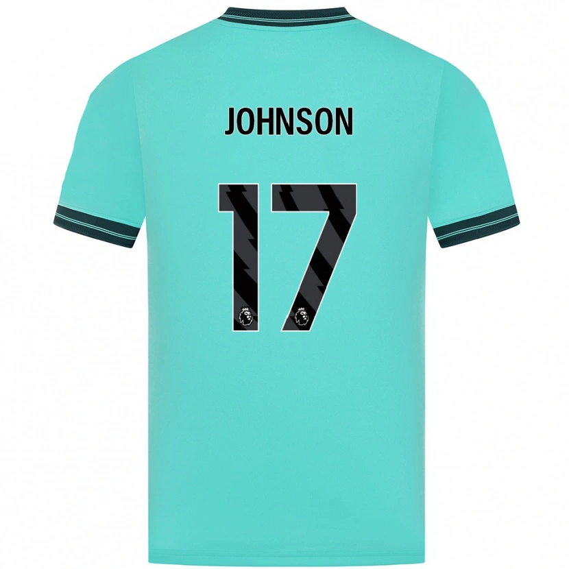 Danxen Pánské Katie Johnson #17 Nebesky Modrá Zelená Daleko Hráčské Dresy 2025/26 Dres