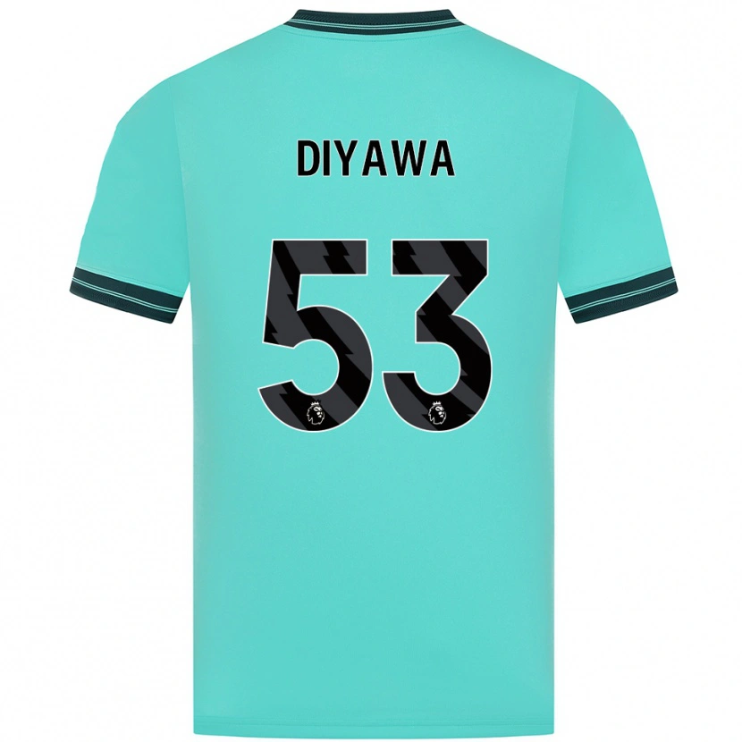 Danxen Pánské Aaron Keto Diyawa #53 Nebesky Modrá Zelená Daleko Hráčské Dresy 2025/26 Dres