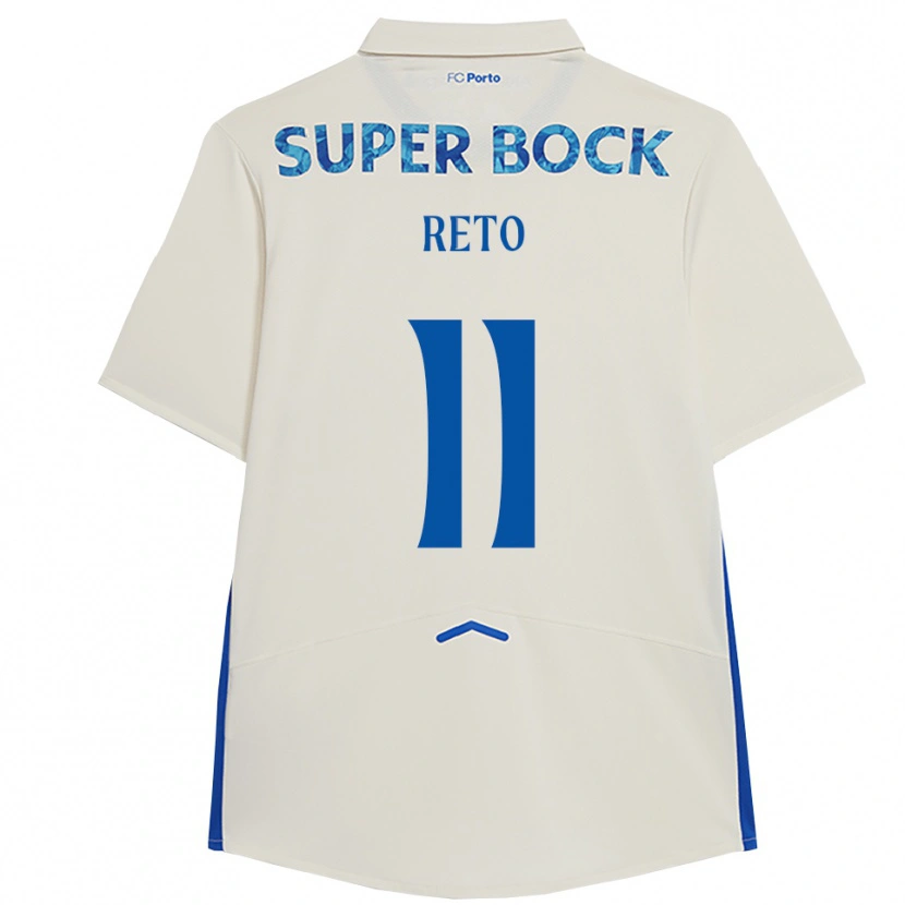 Danxen Pánské Alice Reto #11 Bílá Modrá Třetí Hráčské Dresy 2025/26 Dres