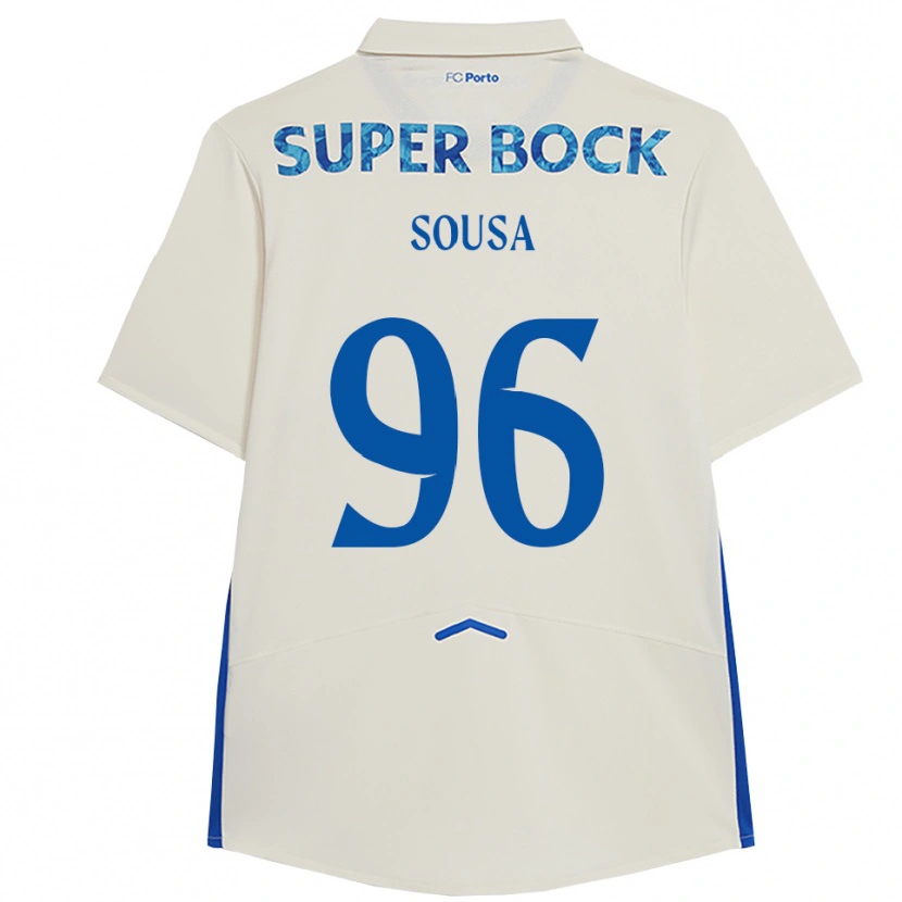 Danxen Pánské Filipe Sousa #96 Bílá Modrá Třetí Hráčské Dresy 2025/26 Dres