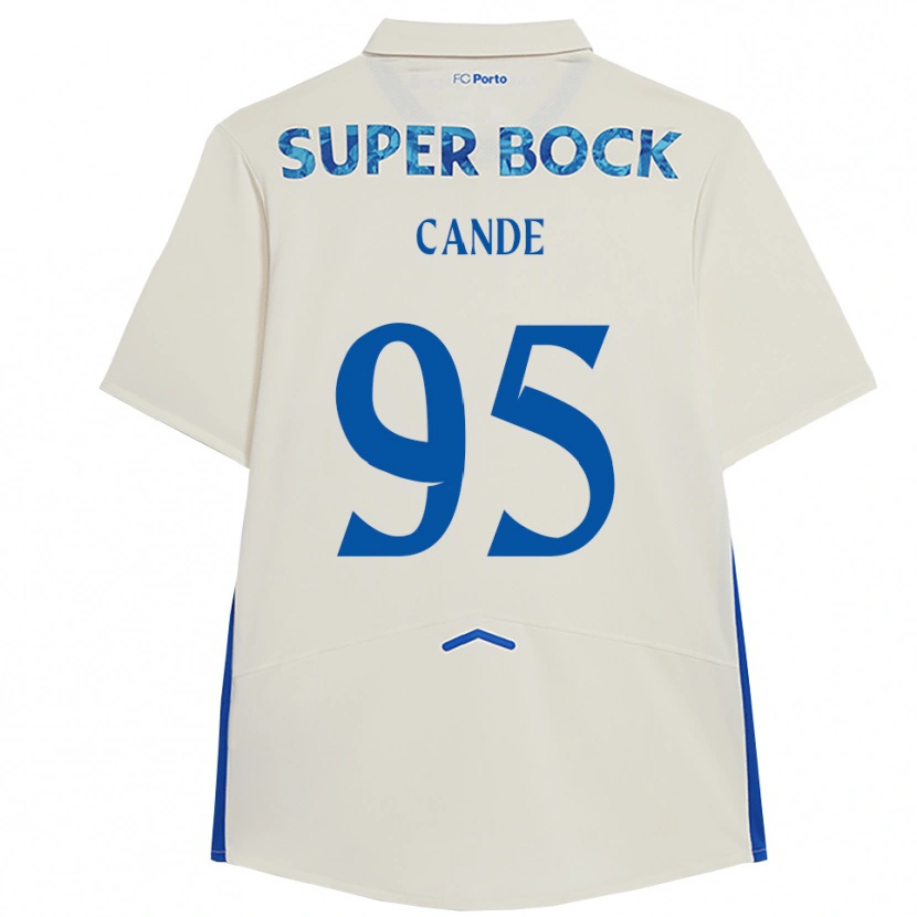 Danxen Pánské Anhá Cande #95 Bílá Modrá Třetí Hráčské Dresy 2025/26 Dres