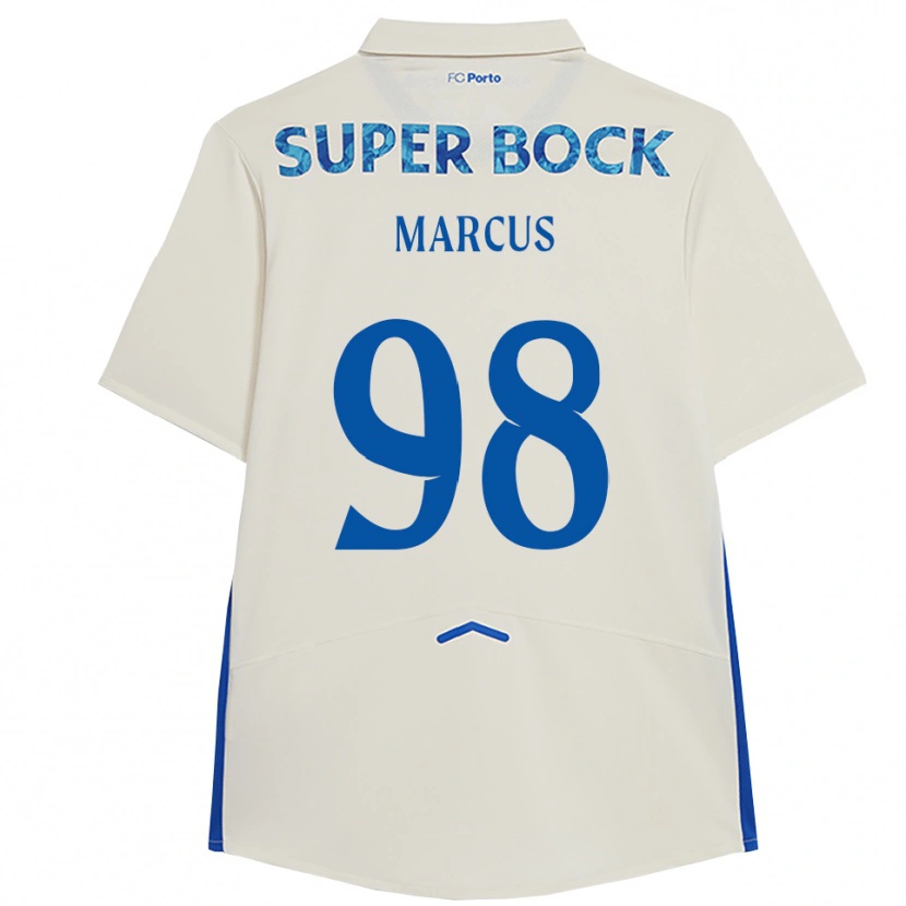 Danxen Pánské Abraham Marcus #98 Bílá Modrá Třetí Hráčské Dresy 2025/26 Dres