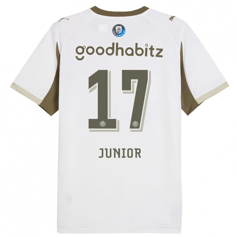 Danxen Pánské Mauro Júnior #17 Bílá Šedá Třetí Hráčské Dresy 2025/26 Dres