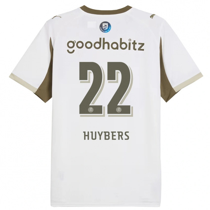 Danxen Pánské Quinten Huybers #22 Bílá Šedá Třetí Hráčské Dresy 2025/26 Dres