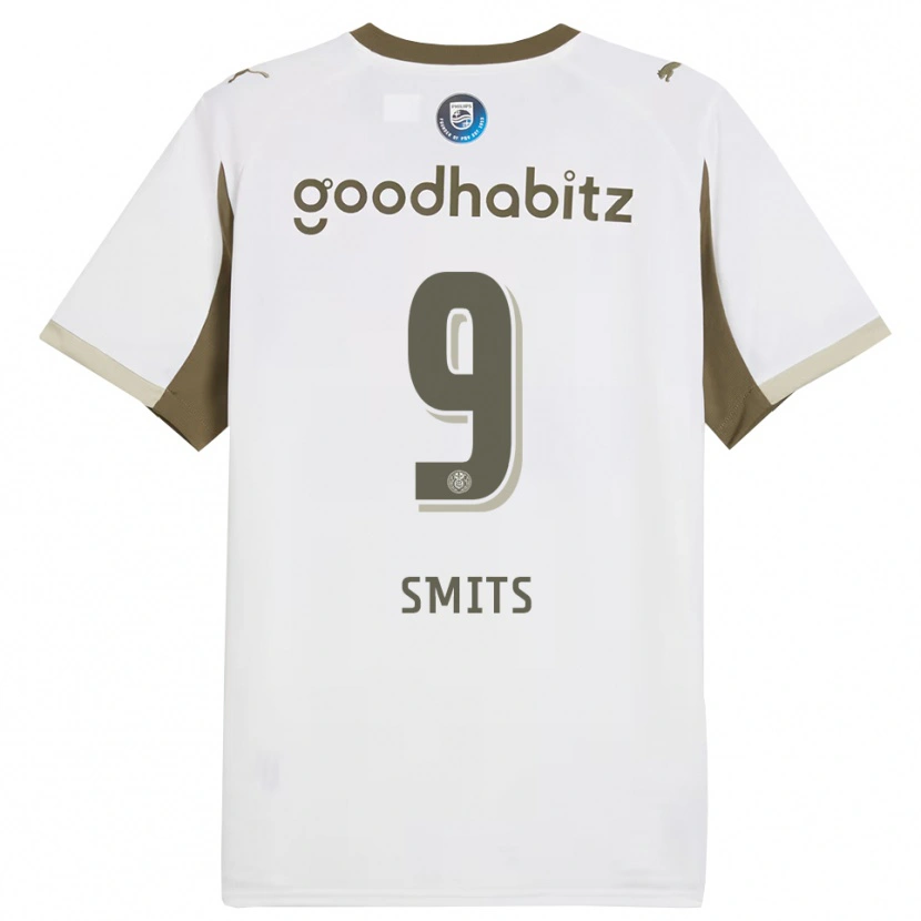 Danxen Pánské Joëlle Smits #9 Bílá Šedá Třetí Hráčské Dresy 2025/26 Dres