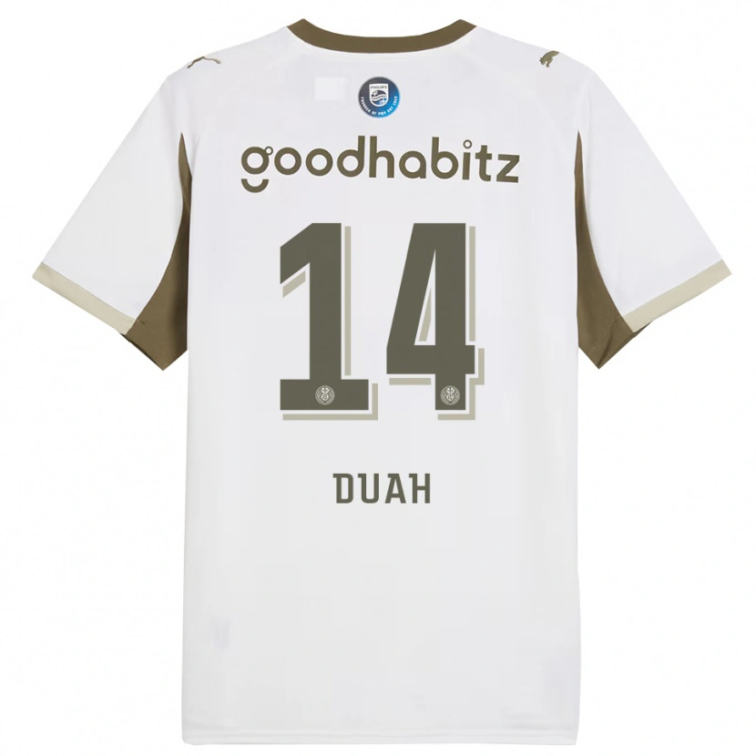 Danxen Pánské King Duah #14 Bílá Šedá Třetí Hráčské Dresy 2025/26 Dres