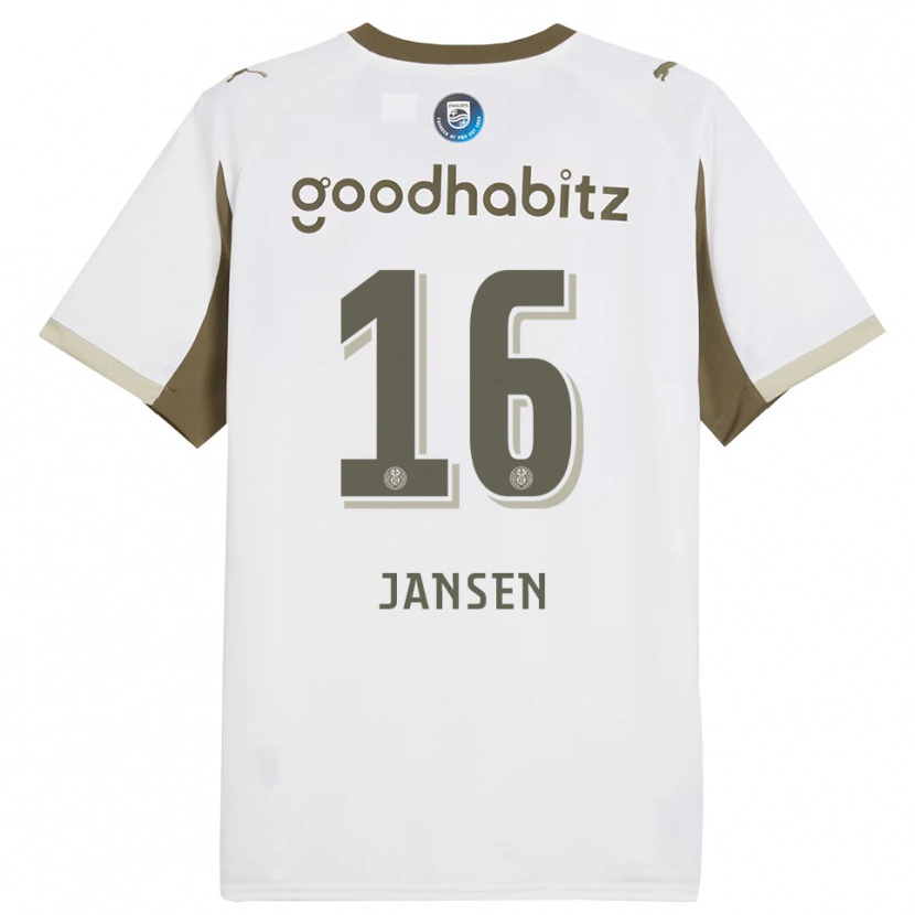 Danxen Pánské Sem Jansen #16 Bílá Šedá Třetí Hráčské Dresy 2025/26 Dres