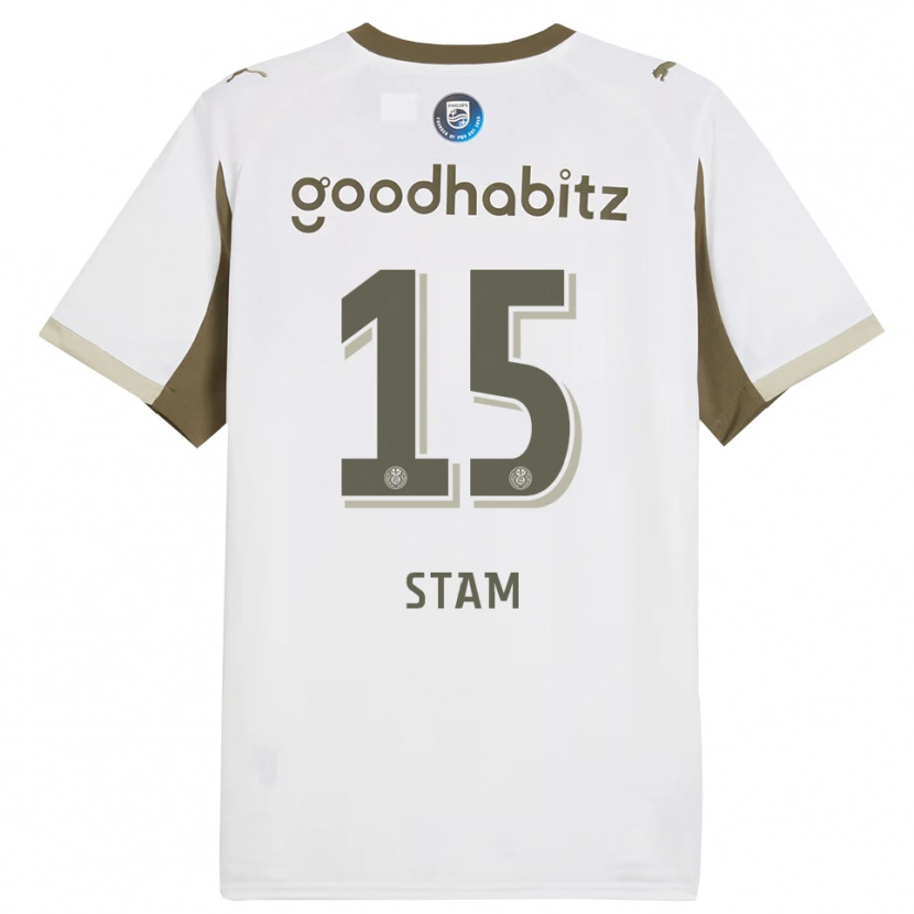 Danxen Pánské Dyran Stam #15 Bílá Šedá Třetí Hráčské Dresy 2025/26 Dres
