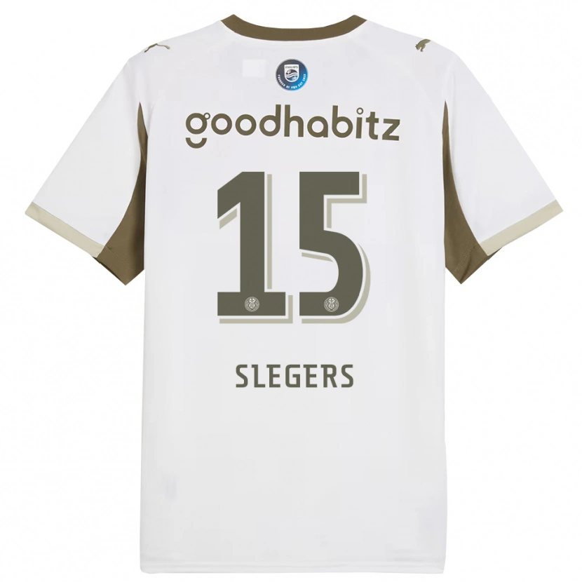 Danxen Pánské Kor Slegers #15 Bílá Šedá Třetí Hráčské Dresy 2025/26 Dres