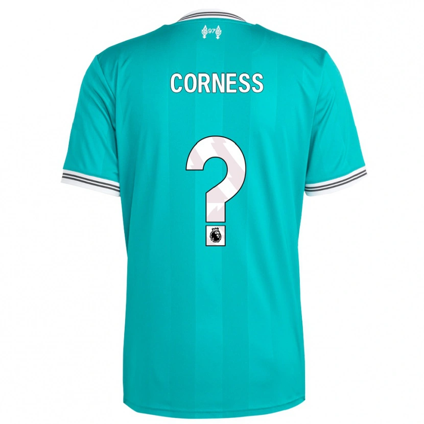 Danxen Pánské Dominic Corness #0 Zelená Bílá Třetí Hráčské Dresy 2025/26 Dres