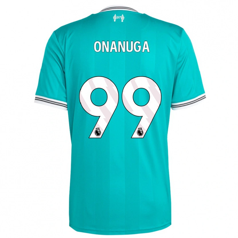 Danxen Pánské Fola Onanuga #99 Zelená Bílá Třetí Hráčské Dresy 2025/26 Dres