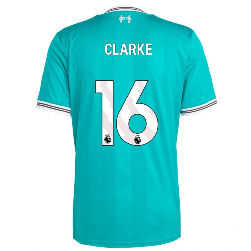 Danxen Pánské Lucas Clarke #16 Zelená Bílá Třetí Hráčské Dresy 2025/26 Dres
