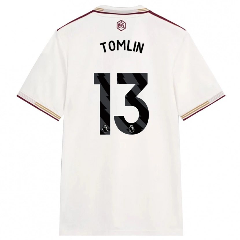 Danxen Pánské Jack Tomlin #13 Smetanově Bílá Burgundská Třetí Hráčské Dresy 2025/26 Dres