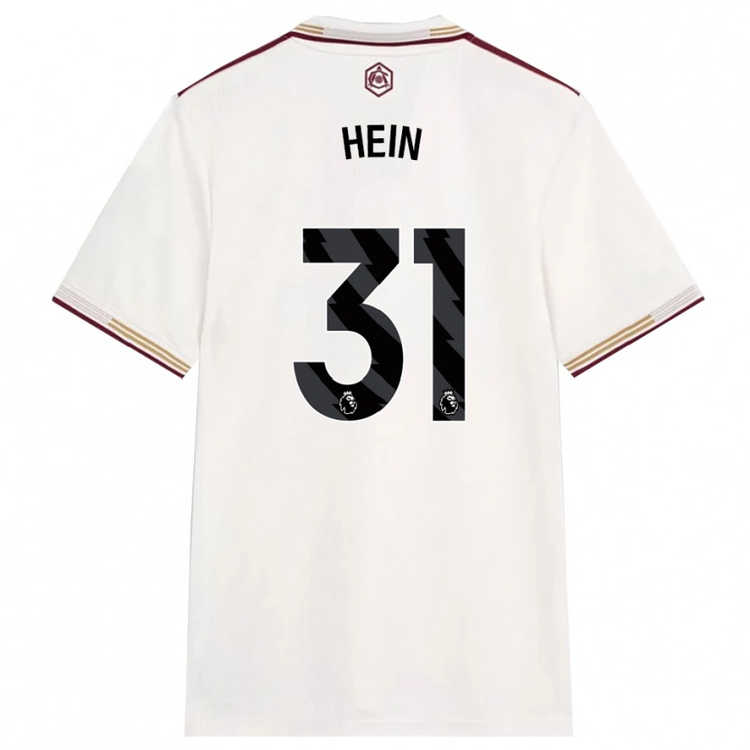 Danxen Pánské Karl Hein #31 Smetanově Bílá Burgundská Třetí Hráčské Dresy 2025/26 Dres