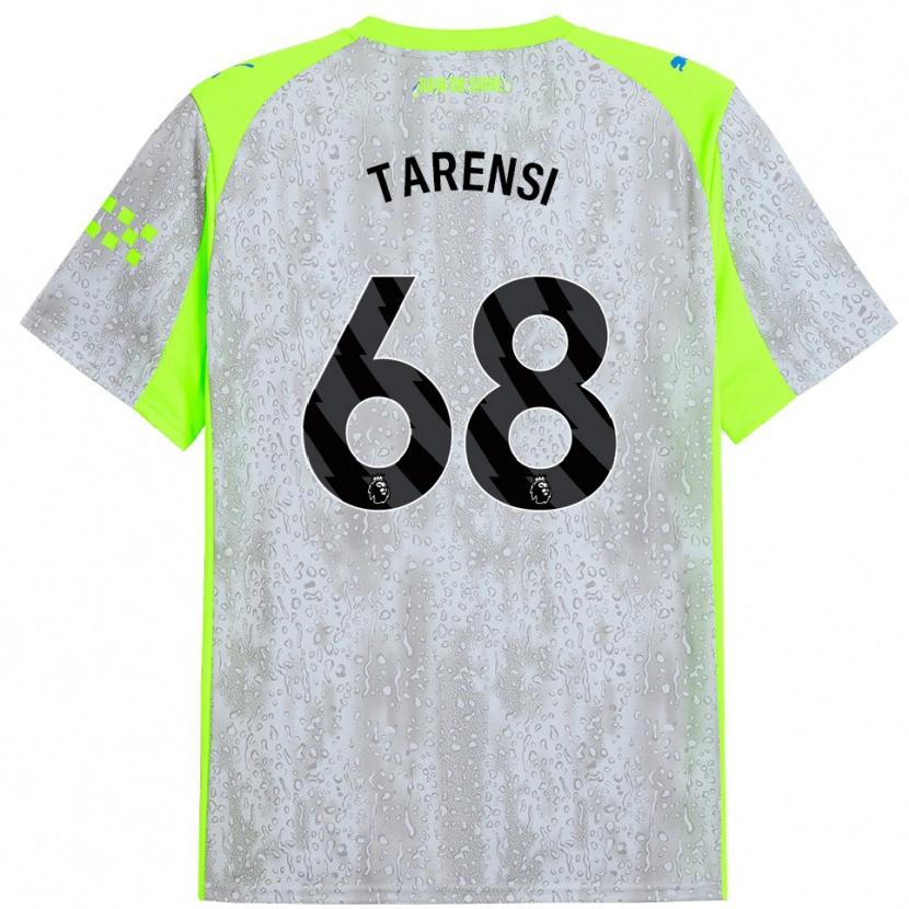 Danxen Pánské Oscar Tarensi #68 Šedá Žlutá Třetí Hráčské Dresy 2025/26 Dres