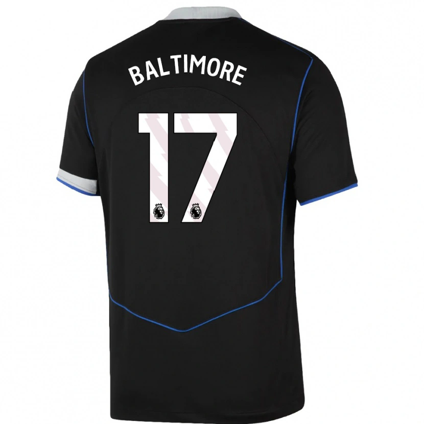 Danxen Pánské Sandy Baltimore #17 Černá Modrá Stříbrná Třetí Hráčské Dresy 2025/26 Dres