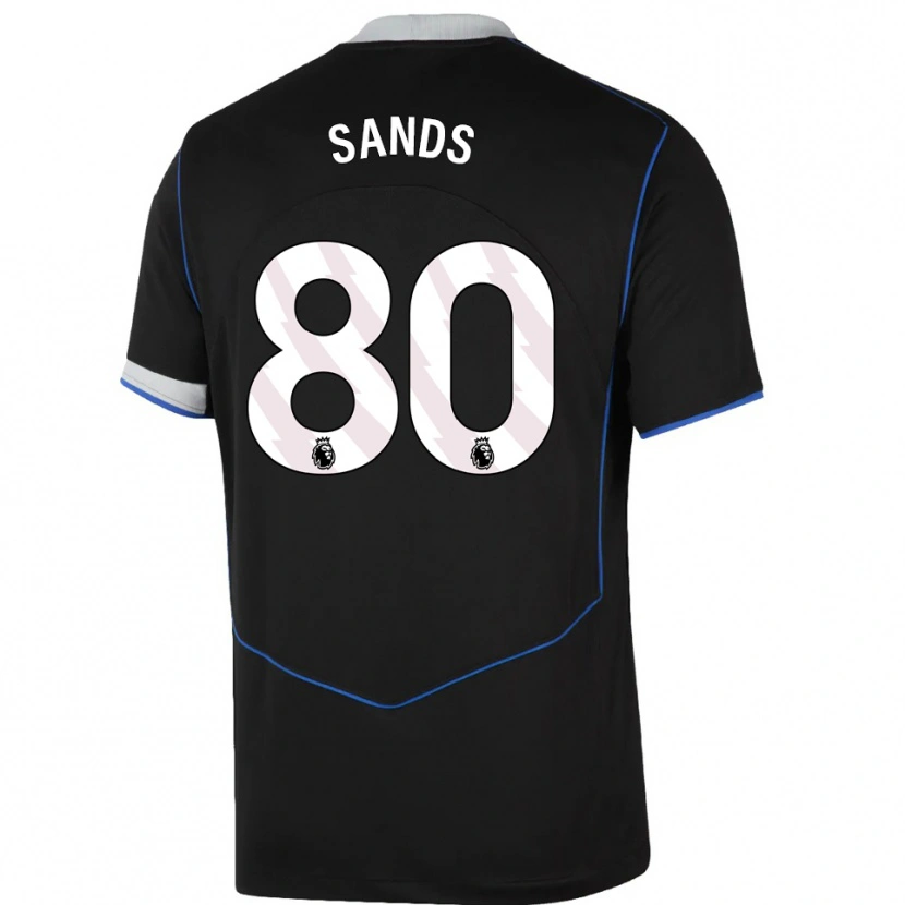 Danxen Pánské Hudson Sands #80 Černá Modrá Stříbrná Třetí Hráčské Dresy 2025/26 Dres