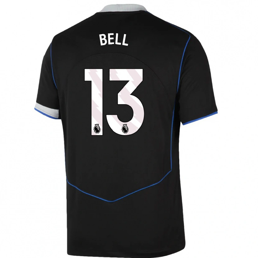 Danxen Pánské Toby Bell #13 Černá Modrá Stříbrná Třetí Hráčské Dresy 2025/26 Dres