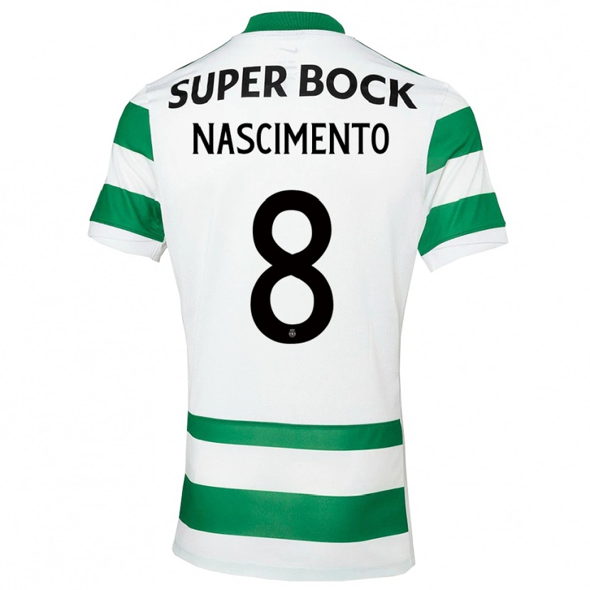 Danxen Dámské Sandro Nascimento #8 Zelená Bílá Domů Hráčské Dresy 2025/26 Dres