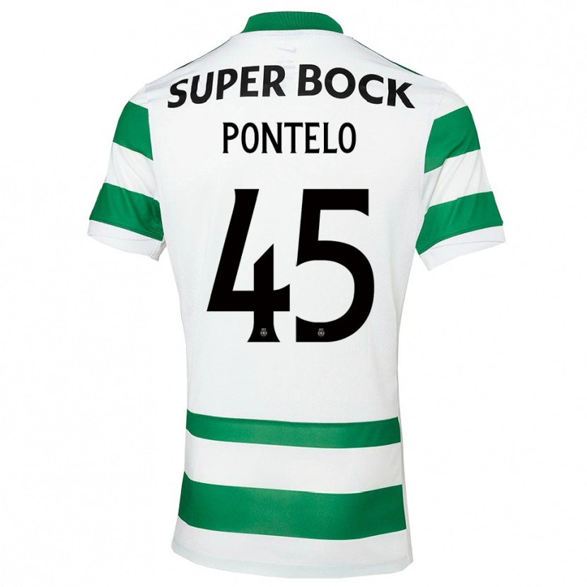 Danxen Dámské Rafael Pontelo #45 Zelená Bílá Domů Hráčské Dresy 2025/26 Dres