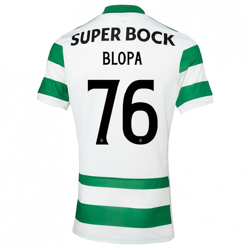 Danxen Dámské Salvador Blopa #76 Zelená Bílá Domů Hráčské Dresy 2025/26 Dres
