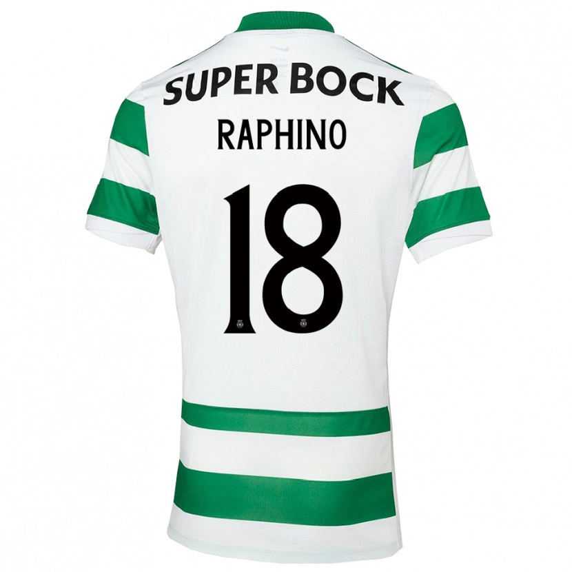 Danxen Dámské Brittany Raphino #18 Zelená Bílá Domů Hráčské Dresy 2025/26 Dres