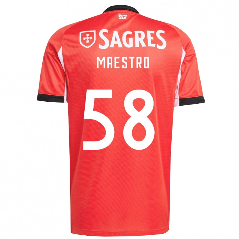 Danxen Dámské Maestro #58 Červená Bílá Domů Hráčské Dresy 2025/26 Dres