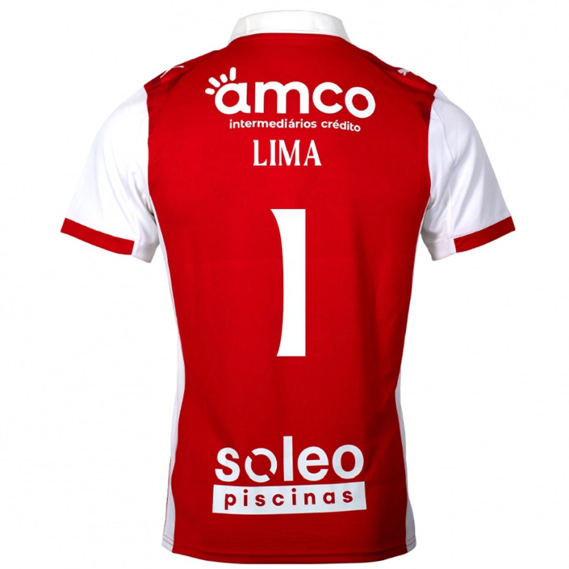 Danxen Dámské Aline Lima #1 Červená Bílá Domů Hráčské Dresy 2025/26 Dres