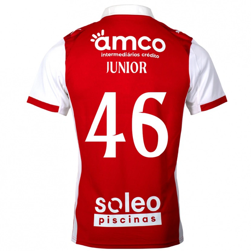 Danxen Dámské Mário Junior #46 Červená Bílá Domů Hráčské Dresy 2025/26 Dres