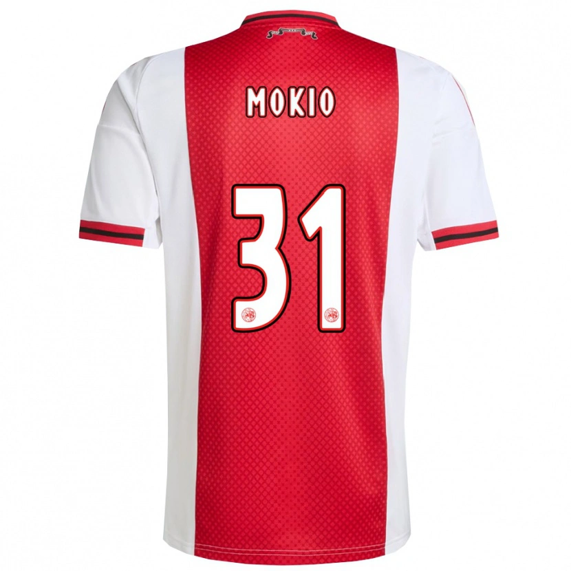 Danxen Dámské Jorthy Mokio #31 Červená Bílá Domů Hráčské Dresy 2025/26 Dres